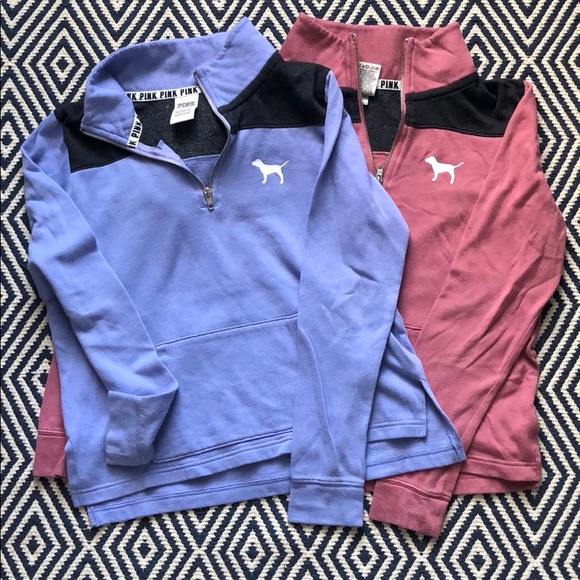 vs pink quarter zips - Picture 2 of 3